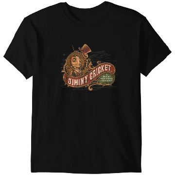 Discover Disneyss Pinocchio Jiminy Cricket High Moral Standards T-Shirts