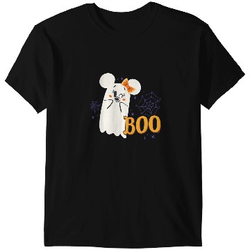 Discover Disney Minnie Mouse Cute Little  Boo Halloween T-Shirts