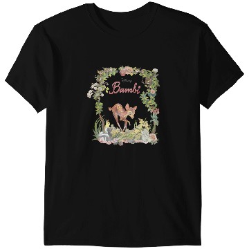 Discover Disney Bambi Floral Portrait T-Shirts