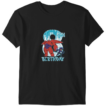 Discover Disney Big Hero 6 Baymax Hiro 8th Birthday Graph T-Shirts