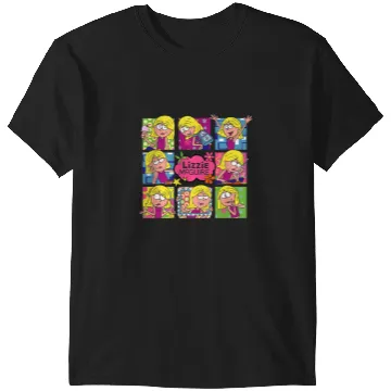 Discover Disney Lizzy McGuire Multi Lizzie's Moods Big Chest Panels T-Shirts
