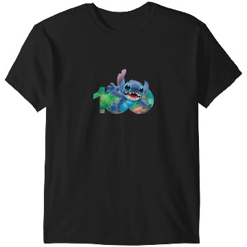 Discover Disney 100 Anniversary Stitch D100 Logo T-Shirts