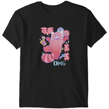 Discover Disneyss Pixars Turning Red Mei Omg Kanji T-Shirts