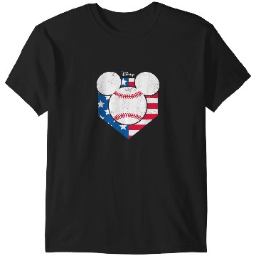 Discover Disney Mickey Baseball Diamond T-Shirts