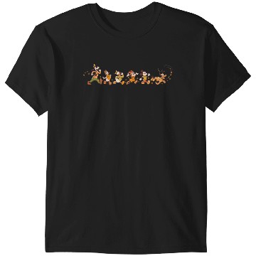 Discover Disney Mickey Mouse Friends Breezy Autumn Leaf Stroll Fall T-Shirts