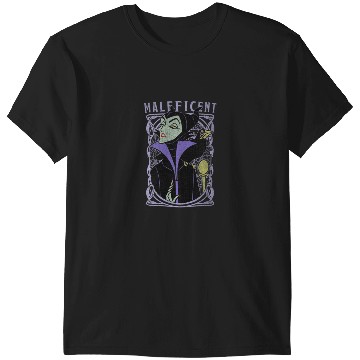 Discover Disney Sleeping Beauty Maleficent Old School Pos T-Shirts
