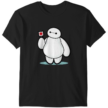 Discover Disney Big Hero 6 Baymax With Lollipop Cute Shot T-Shirts