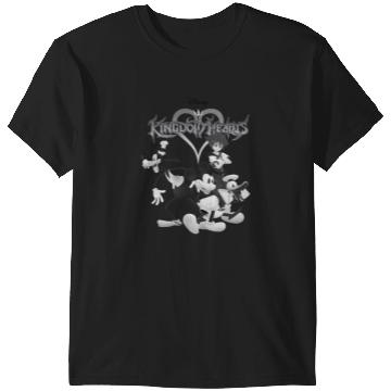 Discover Disney Kingdom Hearts B W Sora Disney Crew T-Shirts
