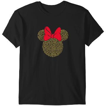 Discover Disney Minnie Mouse Dotted Gold Icon T-Shirt T-Shirts