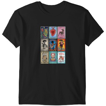 Discover Disney pixars Coco Epic Loteria Cards Big Chest Logo T-Shirts