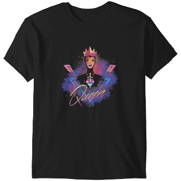 Discover Disneyss Villains Evil Queen Rock Portrait T-Shirts