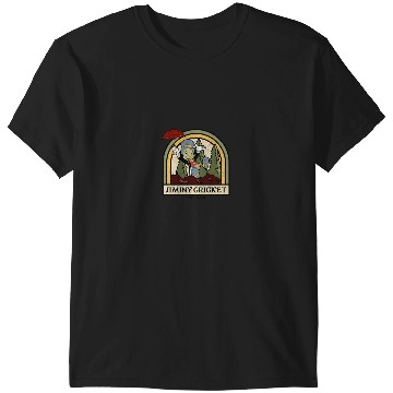 Discover Disneyss Pinocchio Jiminy Cricket Established 1940 T-Shirts