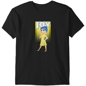 Discover Disney Pixar Inside Out Joy Sunny Portrait Logo T-Shirts