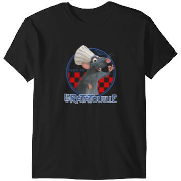Discover Disney Ratatouille Remy Chef Hat Portrait Raglan Baseball Tee T-Shirts