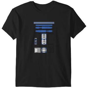 Discover Halloween R2-D2 Costume Disney+ Raglan Baseball Tee T-Shirts