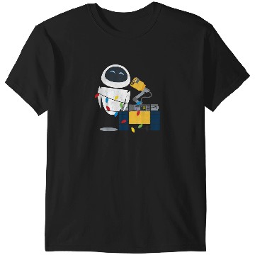 Discover Disney Pixar Wall-E Eve Christmas Light Wrap Graphic T-Shirts
