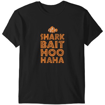 Discover Disney Pixar Finding Nemo Shark Bait Hoo Haa Distressed Logo T-Shirts