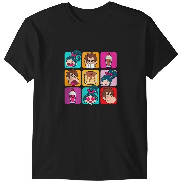 Discover Disney Wreck-It Ralph Vanellope Ralph & Desserts Panels T-Shirts