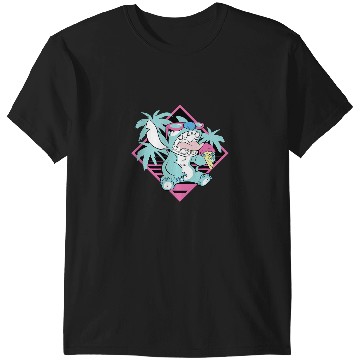Discover disney lilo stitch ice cream 90s beach T-Shirts