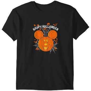 Discover Disney Mickey & Friends Mickey Pumpkin Happy Halloween T-Shirts