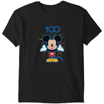 Discover Disney 100 Anniversary Mickey Mouse Fireworks Burst D100 T-Shirts
