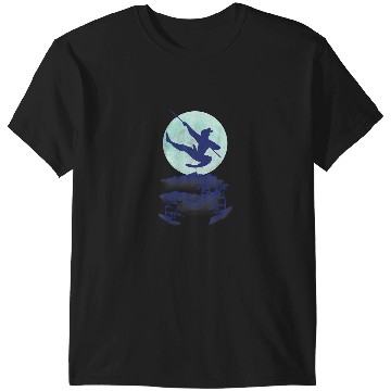 Discover Disney Mulan Jump Night Sky Moon Graphic TShirt T-Shirts