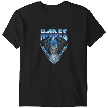 Discover Disney Villains - Hades Blue Lightning Rock n Roll T-Shirts
