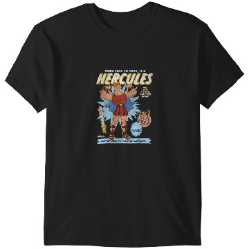 Discover Disney Hercules Action Figure Poster T-Shirts