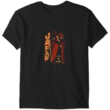 Discover Disney Aladdin Jafar Distressed Portrait Logo T-Shirts