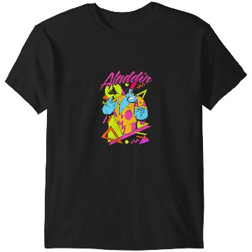 Discover Disney Aladdin Genie 90s Style Retro  Portrait T-Shirts