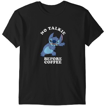 Discover Disney Lilo Stitch No Talkie Before Coffee Grumpy Alien T-Shirts