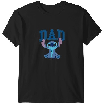 Discover Disney Lilo Stitch  Dad Cool Stitch Collegiate L T-Shirts