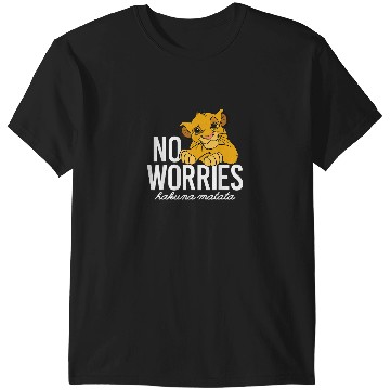 Discover Disney Lion King Classic No Worries Simba T-Shirts