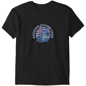 Discover Disney Lilo Stitch Resting Stitch Face T-Shirts