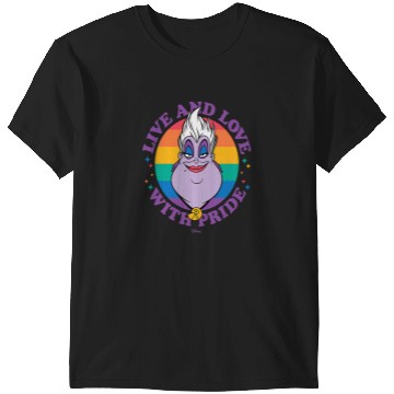 Discover Disney Villains Ursula Live And Love With Pride T-Shirts