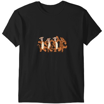 Discover Disney Winnie The Pooh Tigger Bouncing Lineup T-Shirts