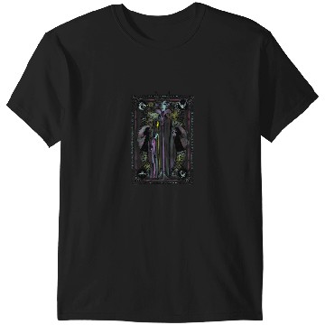 Discover Disney Sleeping Beauty Maleficent Floral Tarot C T-Shirts