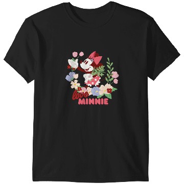 Discover Disney Love Minnie Mouse Botanical Garden Flowers Spring T-Shirts