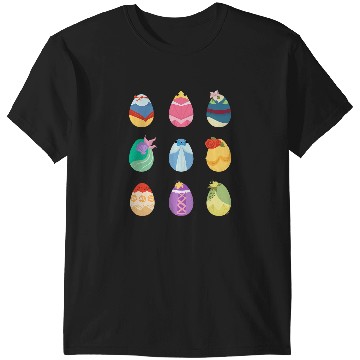 Discover Disney Princess Easter Spring Nine Decorated Easter Eggs T-Shirts
