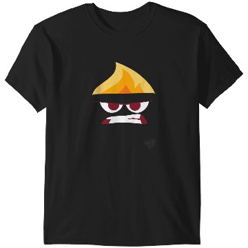 Discover Disney Pixar Inside Out Halloween Anger Big Face On Fire T-Shirts