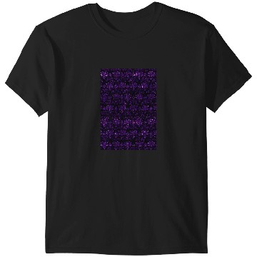 Discover Disney Haunted Mansion purple glitter pattern Graphic T-Shirts