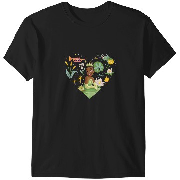 Discover Disney Princess - Tiana Nature Heart T-Shirts