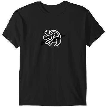 Discover Disney Lion King Simba Cave Painting Smear Graph T-Shirts