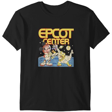 Discover Disney Epcot Mickey & Dragon Figment Astronaut T-Shirts