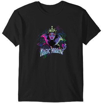 Discover Disney Villains Evil Queen Magic Mirror Illustrated T-Shirts