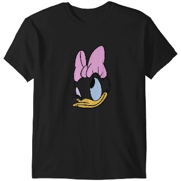 Discover Disney Daisy Duck Big Face Winking Bow T-Shirts