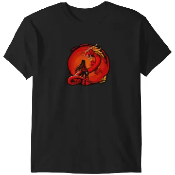 Discover Flame ghost  : Disney Mulan Anime Mushu, Mulan and Mushu T-Shirts