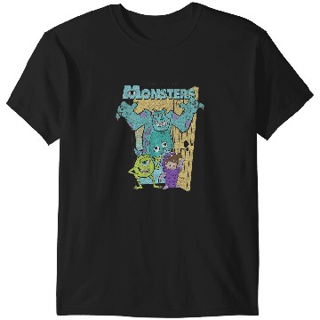 Discover Womens Disney Pixarss Monsters Inc. Mike Sully Boo Group VNeck T-Shirts