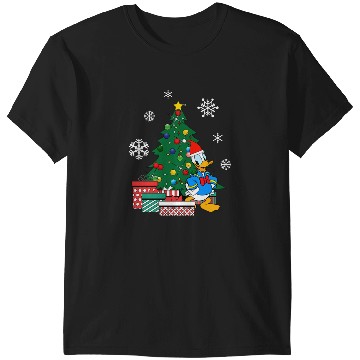 Discover Donald Duck Around The Christmas Tree  : Mickey Disney Christmas, Disney Christmas T-Shirts