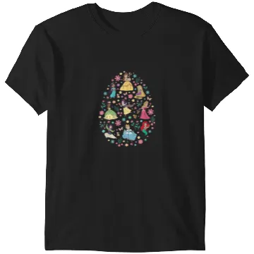 Discover Disney Princess Spring Flower Filled Easter Egg T-Shirts